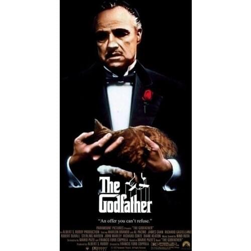 The Godfather Film Movie Retro Metal Tin Sign Plaque Poster Wall Decor Art Shabby Chic Gift