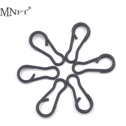 MNFT 100PCS/LOT Quick Links Kwik Change Black Color Carp Fishing Accessories