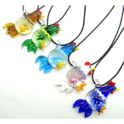 Fashion Quartz crystal Multi-Color Coloured Glaze Glass loose charm Pendant Jewelry making necklace Accessories wholesale A8