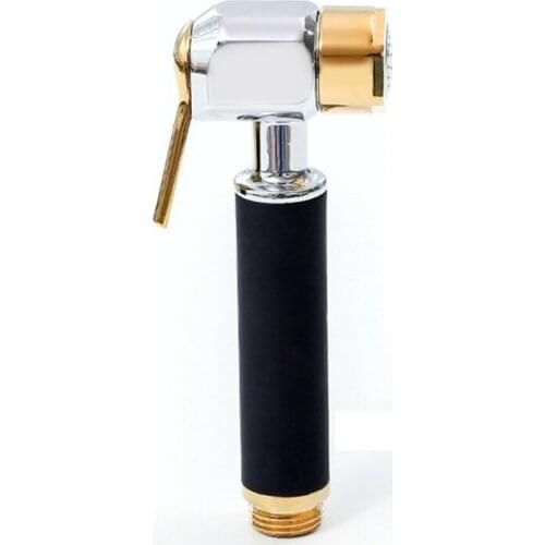 Bathroom Handheld Bidet Supercharged Faucet Nozzle Beautiful Zinc Alloy Shattaf Sprayer Shower Head Floor Cleaning Wash Jet Gun