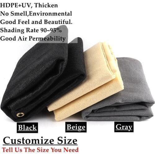 Custom-tailor Hi-Quality Anti-UV Sunshade Net Thicken Balcony Safety Fence Netting Terrace Canopy Sail Beautiful Sun Shade Nets