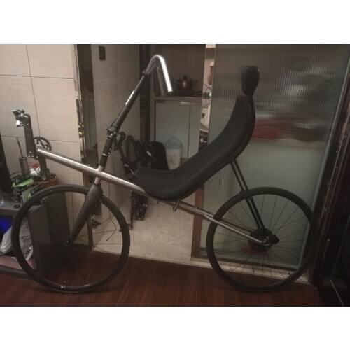 Ti Recumbent frame titanium Recumbents bike titanium folding bike