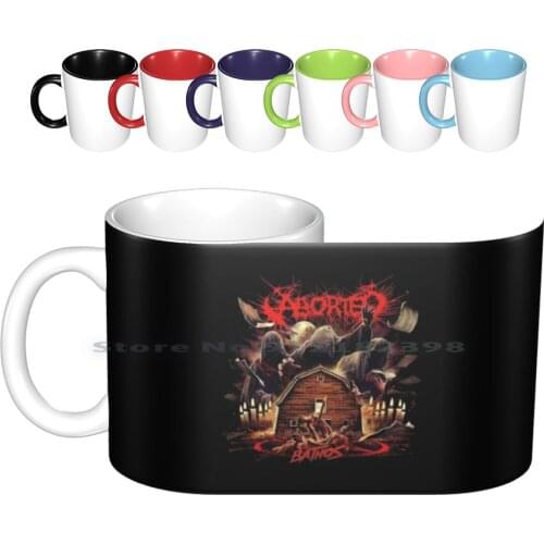 Top Album Aborted Band Ceramic Mugs Coffee Cups Milk Tea Mug Big Sale Aborted Band Aborted Sleeve Long Band Aborted Tour Band