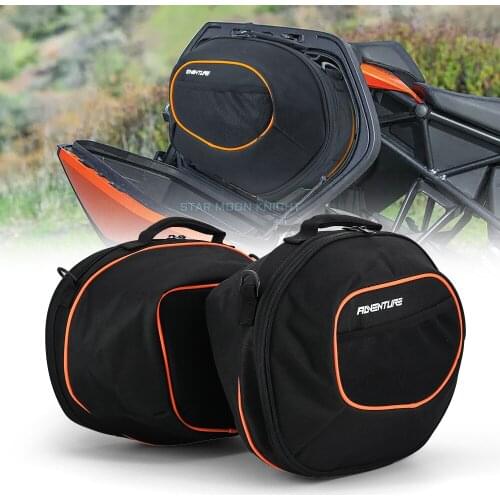 Motorcycle Inner Bags Tool Box Saddle Bag Suitcases Luggage Bags For 1290 Super GT CASE SET Expandable Inner Bags