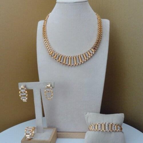 Yuminglai Elegant Design African Women Jewelry Sets FHK8445