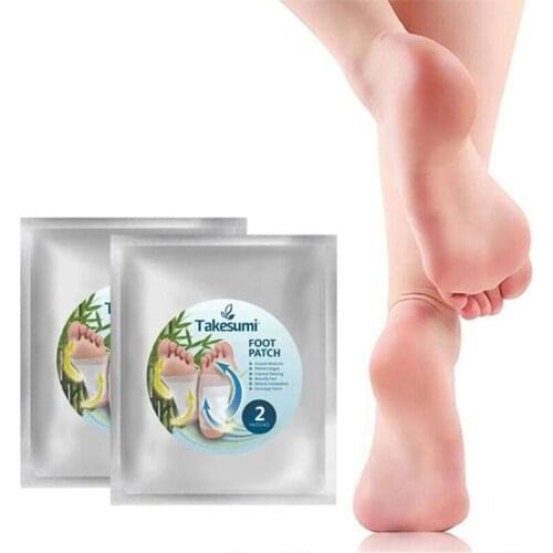 1 Pair Wormwood Foot Patch Pads Body Detox Nourishing Repair Feet Health Care Organic Improve Sleep Slimming Patch Foot sticker