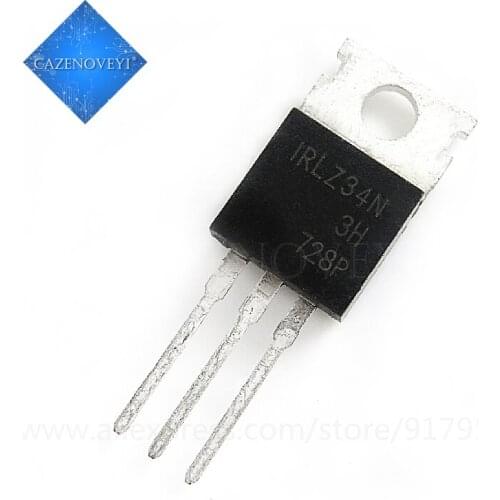 10pcs/lot IRLZ34N IRLZ34 55V 30A TO-220 Field effect Triode new original In Stock