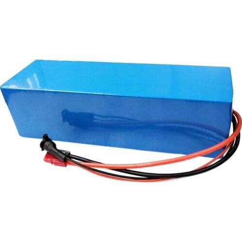 500W electric scooter battery pack 48V 10.4Ah 12Ah 14Ah ebike lithium battery pack with 54.6V charger