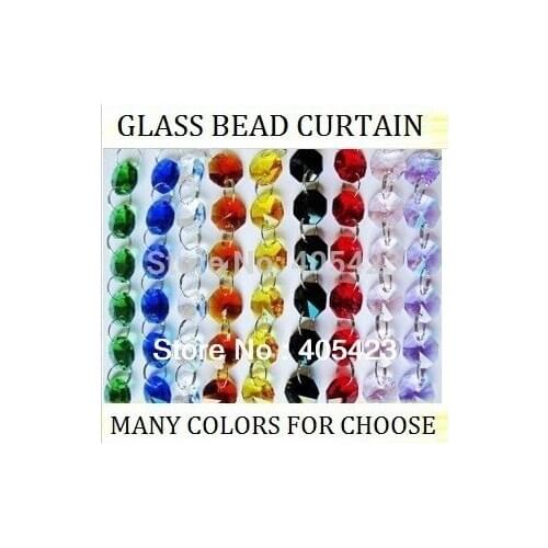 Free shipping 10meter AAA+ 14mm TABLE DECORATION CENTREPIECE WEDDING RECEPTION PARTY CRYSTAL Clear Octagon BEADED GARLAND