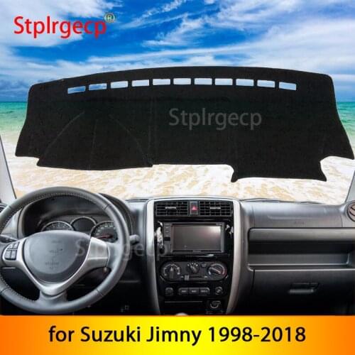 For Suzuki Jimny 1998-2018 Anti-Slip Mat Dashboard Cover Pad Sunshade Dashmat Car Accessories 2008 2009 2010 2011 2012 2017