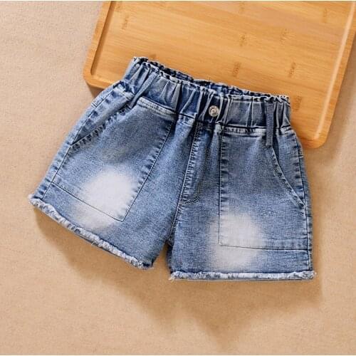 IENENS Kids Baby Girls Summer Denim Clothing Shorts Pants Jeans Clothes Children Girl Casual Short Trousers Infant Bottoms