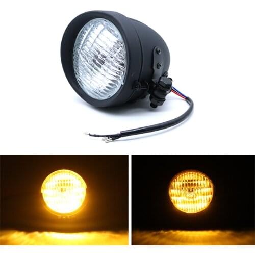 12V H4 Headlight For Harley Sportster XL Models XL883 Softail Dyna Indian Scout Triump Cruiser Beam Vintage Retro Bobber Chopper