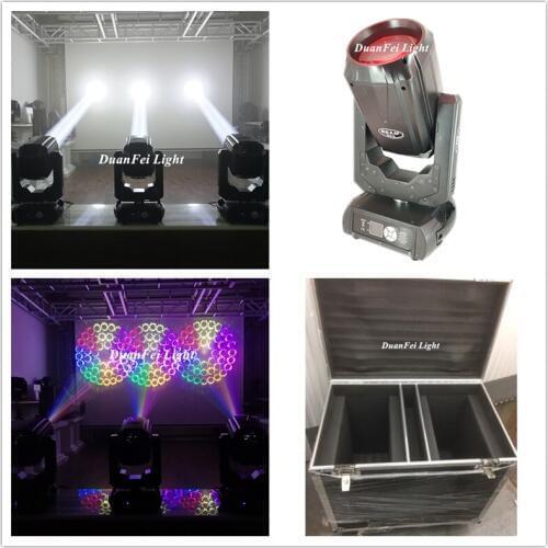 Flycase) 6lot New Two prism Super Sharpy Beam 260 watt Moving Head Light 260w moving head beam