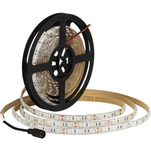 12V Flexible SMD 2835 LED Strip Lights, LED Tape, RGB/White, 300 LEDs, Waterproof, Light Strips, Pack of 16.4ft/5m Strips