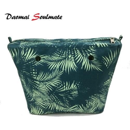 Canvas Classic size interior insert Inner Lining Zipper Pocket suitable for obag o bag silicon bag women handbag accessories