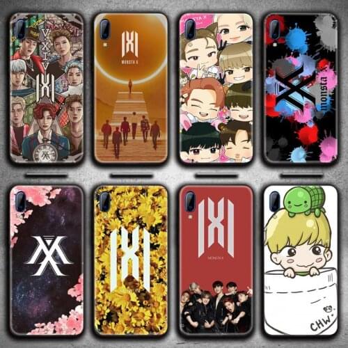 HOTCASHOP Monsta X KPOP Boy Phone Case For Vivo Y91c Y17 Y51 Y67 Y55 Y7s Y81S Y19 V17 vivos5