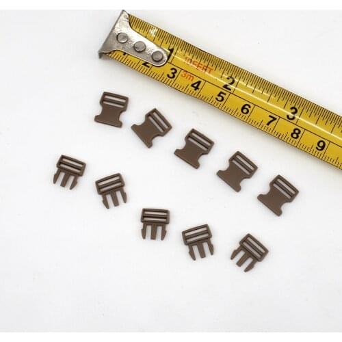 1/6 Scale 10mm Brown Button Buckles Models for 12''Figures Bodies Accessories DIY