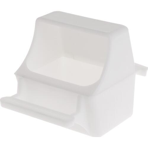 Bird Feeder Anti Splash Feeding Bowl Box Splash Proof Cage Parrot Pigeon Budgie Equipment Plastic Drink Water