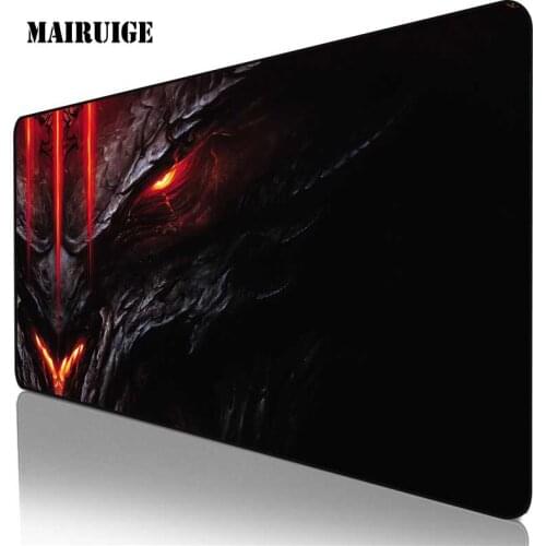 Dragon Red Eyes Anime Mouse Pad XXL Gaming Accessories Computer Keyboard Manga Desk Mat Gamer 40x90 Large Mousepad PC Laptop Mat
