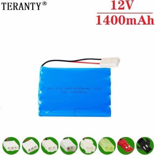 H Model ) 12v 1400mah NiCD Battery For Rc toy Car Tanks Trains Robot Boat Gun Ni-CD AA 700mah 12v Rechargeable Battery