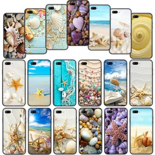 Seashells Sea Star Soft Cover Case for Huawei Mate 30 20 Lite Y6 Y7 Pro P Smart Z Plus