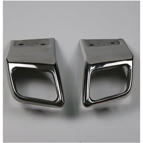 Suitable for Range 2012-2018 Rover Evoque Actuation Square Tail Throat (bright Silver)