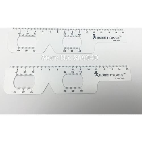 Drop shipping 10 Pieces/Lot New Optical PD Ruler For measuring Pupil Distance Ruler