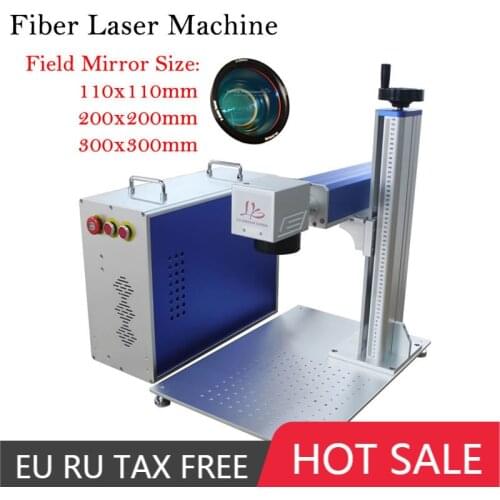 Raycus Fiber Laser Metal Engraver 20W 30W 50W Separated Fiber Laser Machine for Stainless Steel Marking with Field Mirror Option