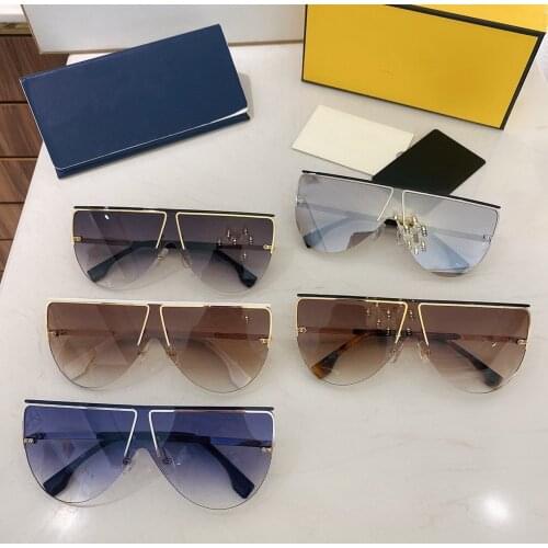 Top Quality Designed Womens Sunglasses Luxury Brand Adult Sunglasses Color Gradient Lens Solid Frame New Fashion Sunglasses