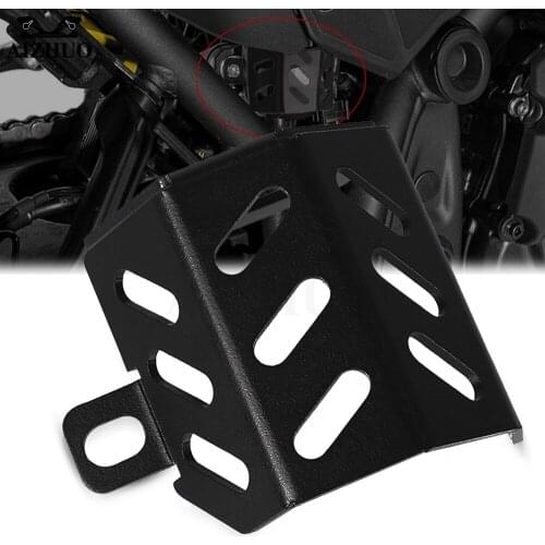 Tenere Motorcycle Rear Brake Fluid Reservoir Cap Guard Cover Protector FOR YAMAHA TENERE 700 T7 Rally XTZ700 XT700Z 2019-2021