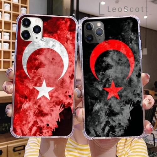 Turkish flag Phone Case For iphone 12 5 5s 5c se 6 6s 7 8 plus x xs xr 11 pro max