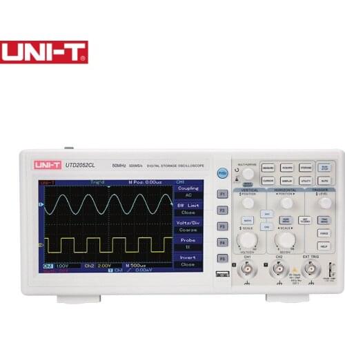 UNI-T UTD2052CL Dual Channel Digital Storage Oscilloscope 50MHz Bandwidth 500Ms/s Sample Rate