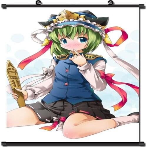 Japan Anime TouHou Project Phantasmagoria of Flower View Shikieiki Yamaxanadu Home Decor Wall Scroll Poster Decorative Pictures