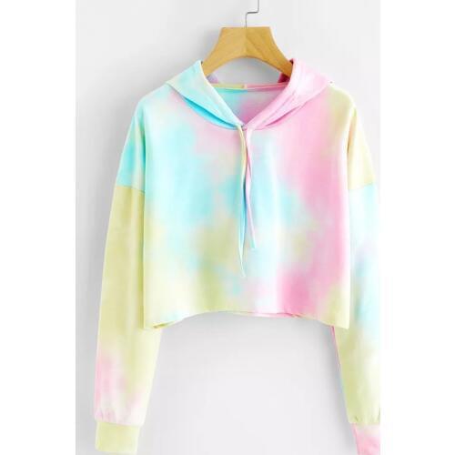 Womens Hoodie Printed Patchwork Sweatshirt Long Sleeve Pullover Tops Blouse For Teen Girls Sudaderas Para Mujer Толстовка