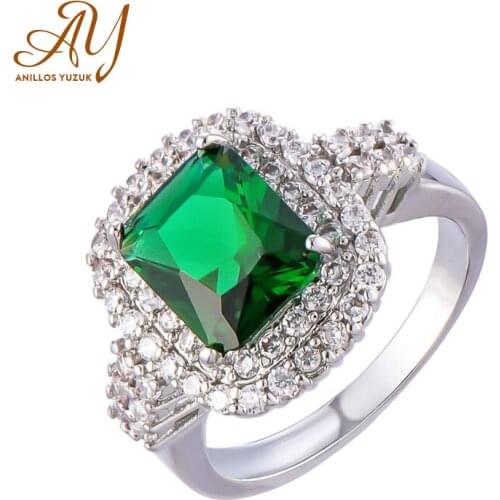 Anillos Yuzuk Classic Luxurious Natural Blue Royal Solid 925 Sterling Silver Engagement Rings For Women Wedding Charm Ring