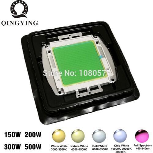 1pcs 150W 200W 300W 500W White / Full Spectrum LED Integrated COB Chip For Floodlight Streetlight High Bay Light Light Source