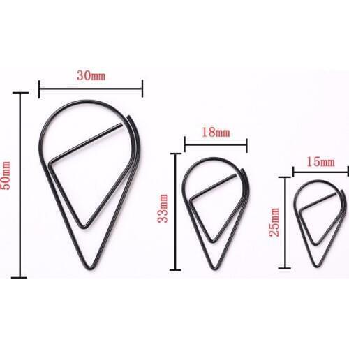 1pcs small colorful electroplating multi-purpose personality creative paper clip creative office supplies notes needle