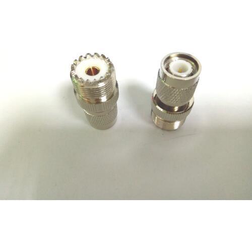 1000pcs converter SO239 UHF female jack to TNC male plug pin RF COAXIAL connector New