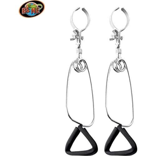 2-Pack Adjustable Clamp Lamp Stand Fixture for Reptile Heat lamps Flexible Reptile Dome Clamp Lamp Holder PT-150FAC