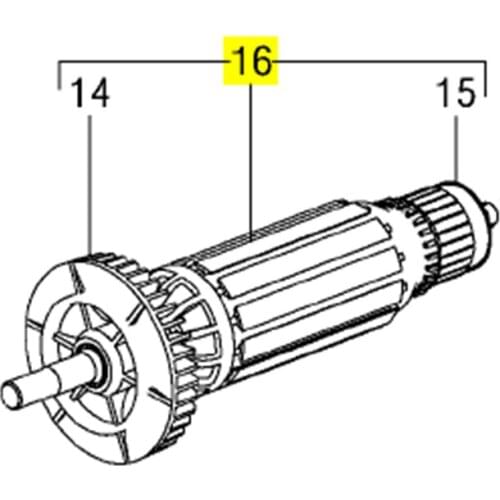220-240V Armature Rotor FOR METABO PE12-175 310008630