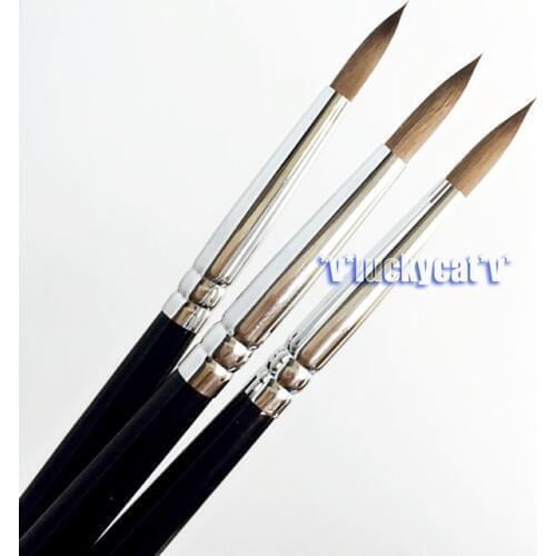 3pcs Dental Porcelain Brush Pen 7# Dental Lab Equipment dnetal Material for dental polishing