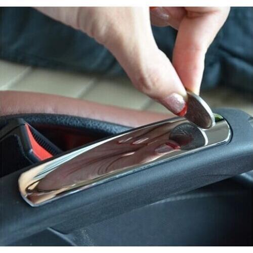 ABS Chrome Handbrake Cover Sequin trim For Ford Escape Kuga 2013 2014