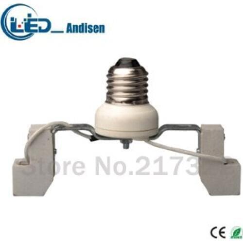 E27 TO R7S adapter Conversion socket High quality material fireproof material E12 socket adapter Lamp holder