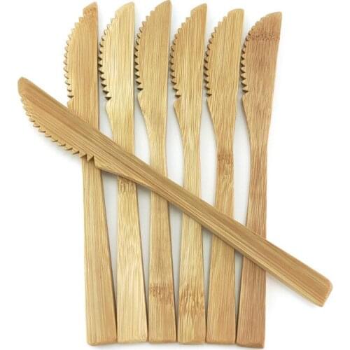 Wooden Knife Bamboo Kitchen Cooking Portable Reusable High Quality Utensil Cutting Tableware For Kitchen