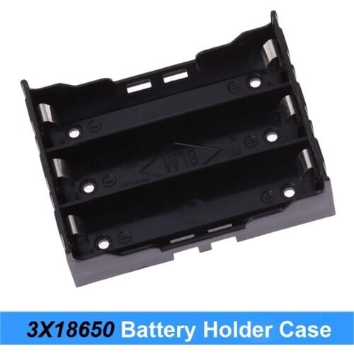 ABS 18650 Holder Batteries Case 1X 2X 3X 18650 Battery Holder Box Hard Pin 18650 Rechargeable Battery Power Bank Cases