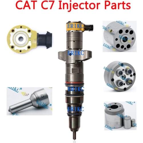 ERIKC CAT C7 Diesel Injector Parts Nozzle Control Valve Solenoid Valve For 10R7225 263-8218 268-1835 268-1839 295-1411 328-2585