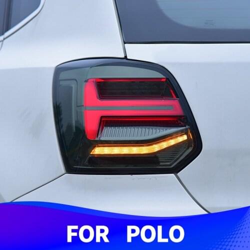 Taillight assembly for Volkswagen POLO 2010-2018 LED Tail Light Turning Signal Brake Light Reverse Light