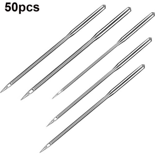 50PCS Sewing Machine Needles 50Pcs Universal Regular Point Replacement for Singer Brother Sizes 65/9 75/11 80/12 90/14 100/16