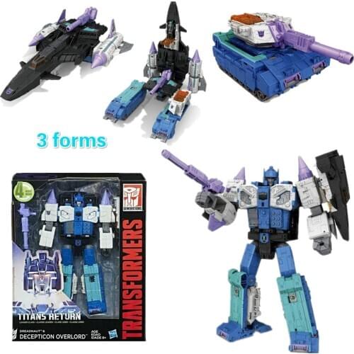 25cm Hasbro Transformers Toys Idw The Headmasters Titan Returns Anime Figures L-level Overlord Action Figure Collection Model