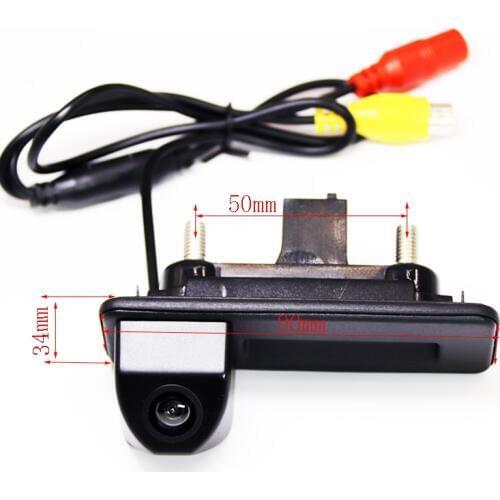 CCD HD trunk handle Car reverse parking rear view camera for Skoda Roomster Fabia Octavia Yeti superb for Audi A1 backup camera